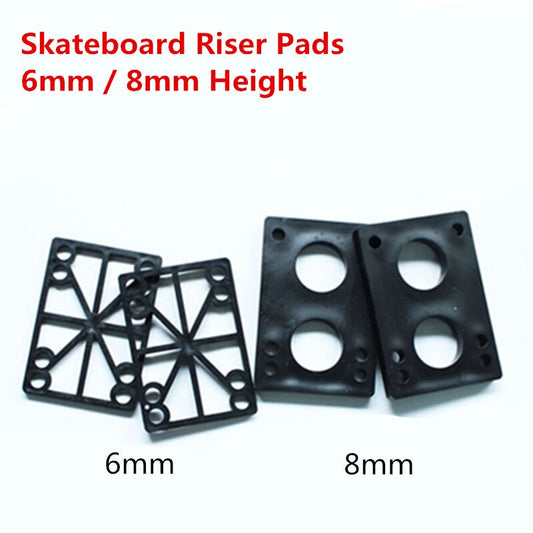 Increased shock absorber gasket for skateboard rubber