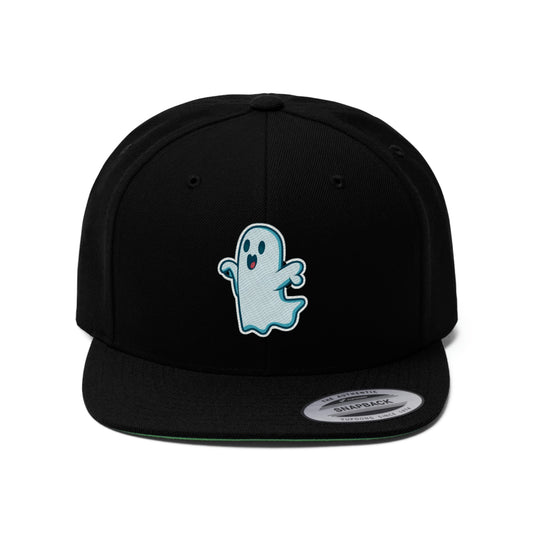 Unisex Random Ghost Flat Bill Hat