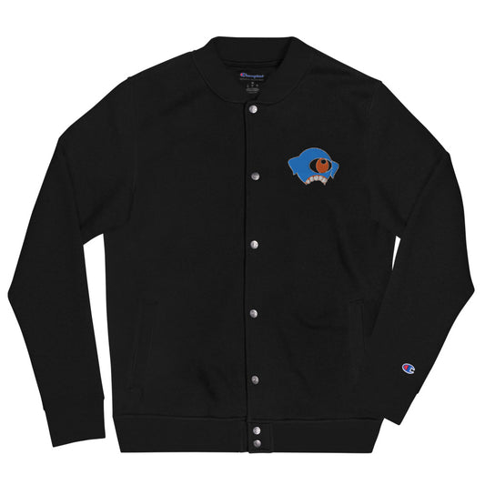 Embroidered Champion Bomber Jacket - Random the Ghost