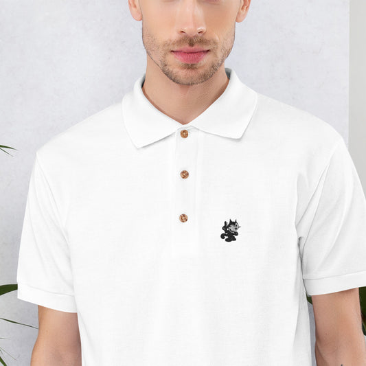 Embroidered Felix Polo Shirt - Random the Ghost