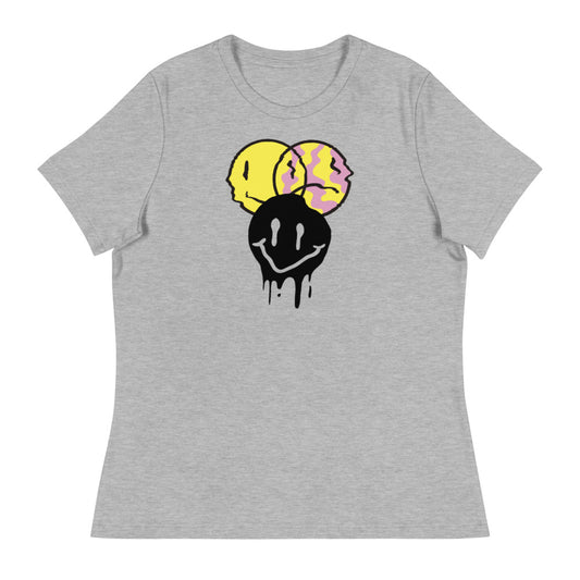 Women's Relaxed Happy T-Shirt - Random the Ghost
