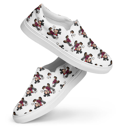 Women’s Murky Mouth slip-on canvas shoes - Random the Ghost